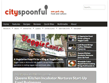 Tablet Screenshot of cityspoonful.com